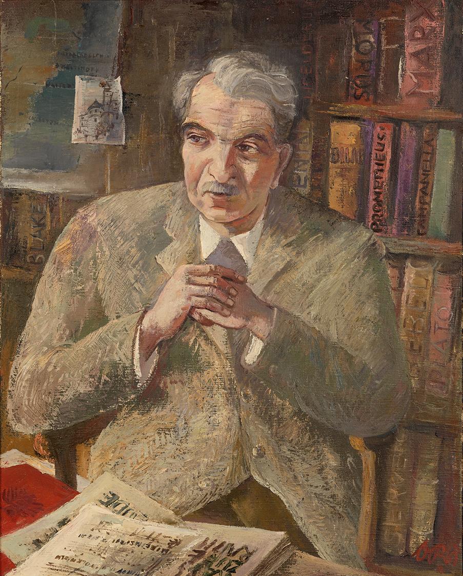 Otto Rudolf Schatz, Josef Luitpold Stern, 1948 / 1949, Öl auf Leinwand, 100 × 81 cm, Wien Museu ...