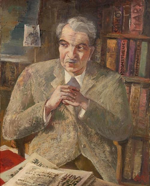 Otto Rudolf Schatz, Josef Luitpold Stern, 1948 / 1949, Öl auf Leinwand, 100 × 81 cm, Wien Museu ...