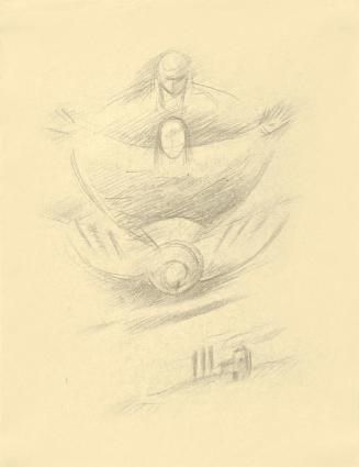 Alfred Wickenburg, Dreifaltigkeit, 1920/1925, Bleistift auf Papier, Blattmaße: 31,8 × 24 cm, Pr ...