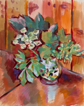 Alfred Wickenburg, Blumenstillleben, 1943, Aquarell auf Papier, Blattmaße: 62 × 49,2 cm, Neue G ...