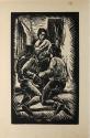 Otto Rudolf Schatz, Arthur Roessler: Die Stimmung der Gotik, 1922, Holzschnitt, 31,5 × 21 cm, P ...