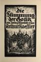 Otto Rudolf Schatz, Arthur Roessler: Die Stimmung der Gotik, 1922, Holzschnitt, 31,5 × 21 cm, P ...