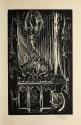 Otto Rudolf Schatz, Arthur Roessler: Die Stimmung der Gotik, 1922, Holzschnitt, 31,5 × 21 cm, P ...