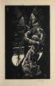 Otto Rudolf Schatz, Arthur Roessler: Die Stimmung der Gotik, 1922, Holzschnitt, 31,5 × 21 cm, P ...