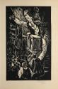 Otto Rudolf Schatz, Arthur Roessler: Die Stimmung der Gotik, 1922, Holzschnitt, 31,5 × 21 cm, P ...