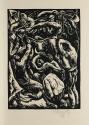 Otto Rudolf Schatz, Johannes von Saatz: Der Ackermann und der Tod, 1922, Holzschnitt, 29,6 × 22 ...