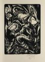 Otto Rudolf Schatz, Johannes von Saatz: Der Ackermann und der Tod, 1922, Holzschnitt, 29,6 × 22 ...