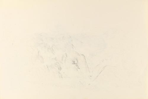 Alfred Wickenburg, Skizze, 1944, Kohle auf Papier, Blattmaße: 22,5 × 31,8 cm, Privatbesitz