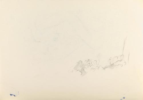 Alfred Wickenburg, Skizze, 1944, Kohle auf Papier, Blattmaße: 22,5 × 31,8 cm, Privatbesitz