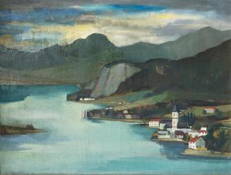 Otto Rudolf Schatz, St. Wolfgang am Wolfgangsee, um 1935, Öl auf Leinwand, 76 × 99 cm, Privatbe ...