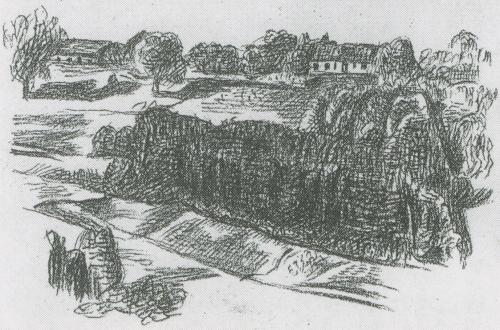 Alfred Wickenburg, Landschaft in der Oststeiermark, 1940, Technik unbekannt, Verbleib unbekannt