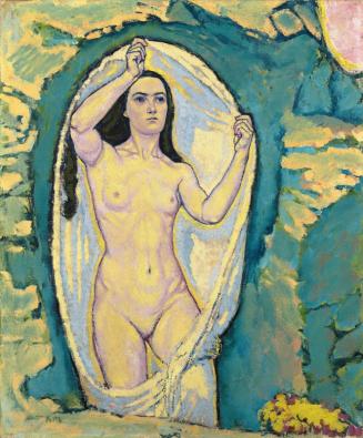 Koloman Moser, Venus in der Grotte II, um 1914, Öl auf Leinwand, 75,5 × 63 cm, Leopold Museum-P ...