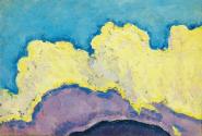 Koloman Moser, Wolkenstudie, um 1913, Öl auf Karton, 20 x 30 cm, Belvedere, Wien, Inv.-Nr. 6588