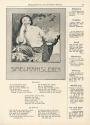 Koloman Moser, Illustration "Spielmannsleben", 1896, Buchdruck, Blattmaße: 28,5 × 20,5 cm, Univ ...