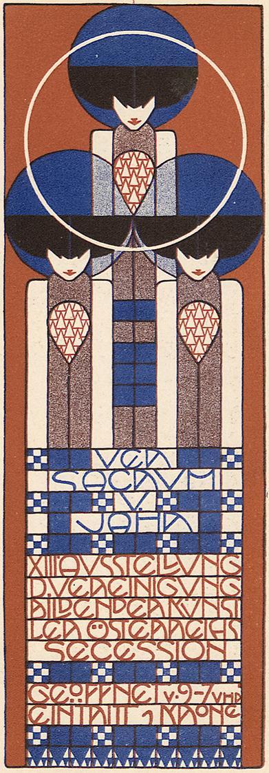 Koloman Moser, Plakat zur XIII. Kunstausstellung der Vereinigung bildender Künstler Österreichs ...