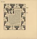 Koloman Moser, Initiale "K", 1898, Buchdruck, Blattmaße: 29,8 × 28,8 cm, Belvedere, Wien, Inv.- ...