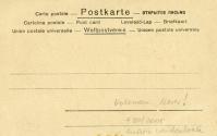 Koloman Moser, Wiener Künstler-Postkarte Serie III / 1, 1898, Farblithografie mit Goldfarbe, Bl ...