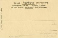 Koloman Moser, Wiener Künstler-Postkarte Serie I / 10, 1898, Farblithografie mit Goldfarbe, Bla ...