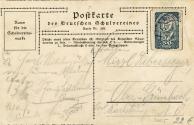 Koloman Moser, Postkarte "Deutscher Schul-Verein", 1910, Farblithografie, Blattmaße: 14 × 9 cm, ...