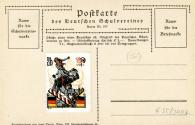 Koloman Moser, Postkarte "Deutscher Schul-Verein", 1910, Farblithografie, Blattmaße: 14 × 9 cm, ...