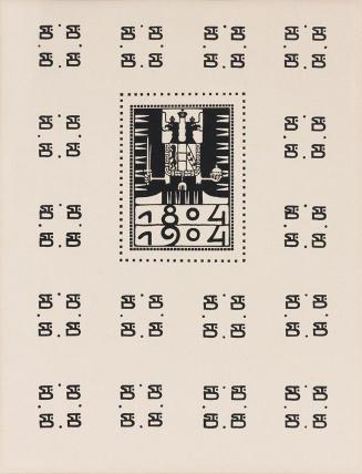 Koloman Moser, Schutzblatt, 1904, Holzschnitt, Blattmaße: 50,5 × 36,5 cm, Privatbesitz, Österre ...