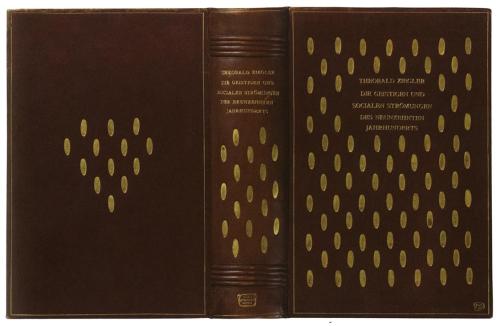 Koloman Moser, "Die geistigen und socialen Strömungen des neunzehnten Jahrhunderts" von Theobal ...