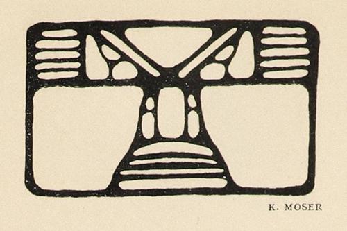 Koloman Moser, Vignette, 1900, Buchdruck, Blattmaße: 30 × 8 cm, Belvedere, Wien, Inv.-Nr. K2873 ...