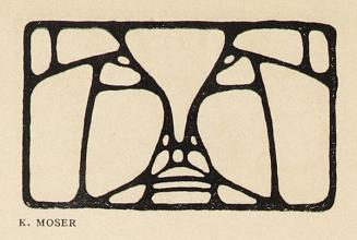 Koloman Moser, Vignette, 1900, Buchdruck, Blattmaße: 30 × 8 cm, Belvedere, Wien, Inv.-Nr. K2873 ...