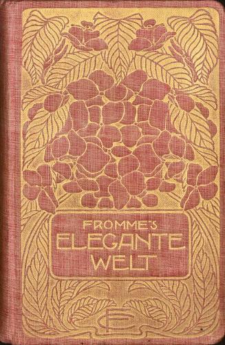 Koloman Moser, Bücher (1895–1915), 1900, Goldprägedruck auf Leinen, 13,5 × 9 × 1,2 cm, Wienbibl ...