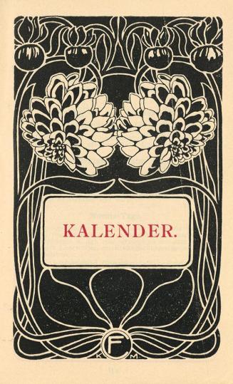 Koloman Moser, Bücher (1895–1915), 1900, Buchdruck in Farbe, Blattmaße: 13,1 × 8,2 cm, Wienbibl ...