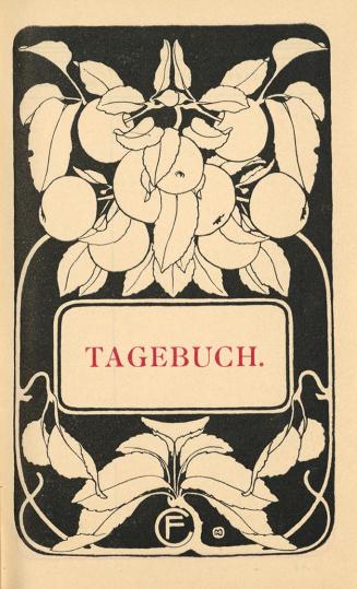 Koloman Moser, Bücher (1895–1915), 1900, Buchdruck in Farbe, Blattmaße: 13,1 × 8,2 cm, Wienbibl ...