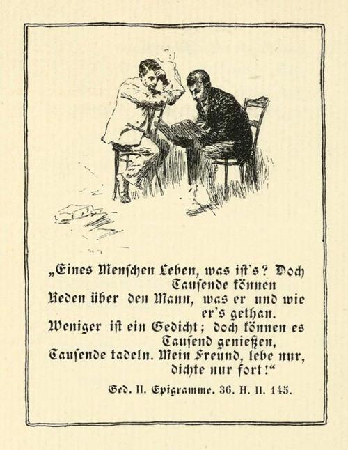 Koloman Moser, Illustration, 1896, Buchdruck, Blattmaße: 13,9 × 10,9 cm, Österreichische Nation ...