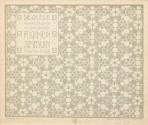 Koloman Moser, Vorsatzpapier Sternblume, 1901, Farblithografie, Blattmaße: 24,7 × 29,7 cm, Wien ...