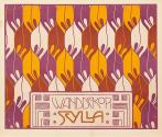 Koloman Moser, Wanddekor Scylla, 1901, Farblithografie, Blattmaße: 24,7 × 29,7 cm, Wien Museum, ...