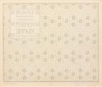 Koloman Moser, Vorsatzpapier Die Tausend Raben, 1901, Farblithografie, Blattmaße: 24,7 × 29,7 c ...