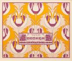 Koloman Moser, Tapete Masken, 1901, Farblithografie, Blattmaße: 24,7 × 29,7 cm, Wien Museum, In ...