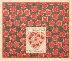 Koloman Moser, Tapete Astarta, 1901, Farblithografie, Blattmaße: 24,7 × 29,7 cm, Wien Museum, I…