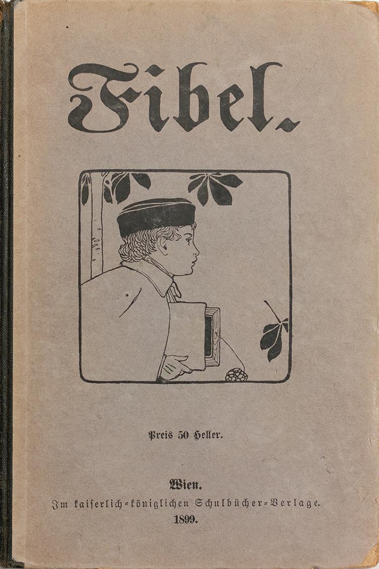 Koloman Moser, "Lesebuch für österreichische allgemeine Volksschulen" von Joseph Vogl und Franz ...