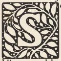 Koloman Moser, Randleiste, Initiale, 1904, Holzschnitt, Blattmaße: 40 × 29 cm, Wien Museum, Inv ...