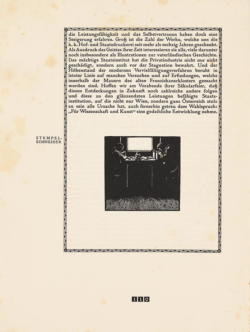 Koloman Moser, Randleiste, 1904, Holzschnitt, Blattmaße: 40 × 29 cm, Wien Museum, Inv.-Nr. 116. ...