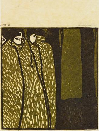 Koloman Moser, Probedruck November, 1902, Farbholzschnitt, Blattmaße: 19,2 × 14,5 cm, Albertina ...