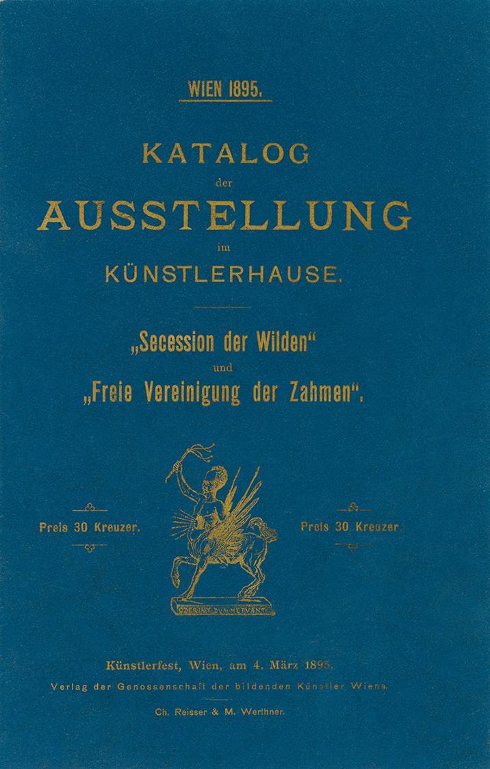 Koloman Moser, Ausstellungskatalog "Secession der Wilden" und "Freie Vereinigung der Zahmen", 1 ...