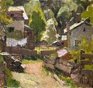 Carl Moll, Frühling in Gastein, 1935, Öl auf Holz, 34 × 35 cm, Privatbesitz, Courtesy Kunsthand ...