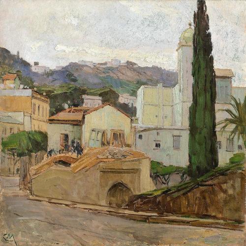 Carl Moll, Algier, 1930, Öl auf Leinwand, 60,5 × 60,5 cm, Privatbesitz, courtesy Schütz Fine Ar ...
