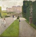 Carl Moll, Wien, Schloss Belvedere, 1902, Öl auf Leinwand, 120,5 × 120,5 cm, Bundesmobilienverw ...