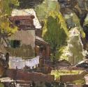 Carl Moll, Frühling in Gastein, 1935, Öl auf Holz, 34 × 35 cm, Privatbesitz, Courtesy Kunsthand ...