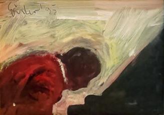 Georg Eisler, Pianist IV, 1995, Öl auf Leinwand, 13 × 20 cm, Privatbesitz, London