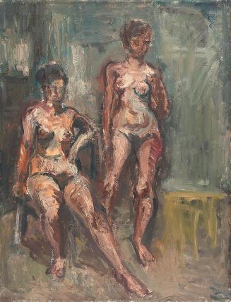 Georg Eisler, Zwei Akte, 1961, Öl auf Leinwand, 51,5 × 40 cm, Georg und Alice Eisler – Fonds fü ...