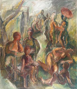 Georg Eisler, Sommer, 1963, Öl auf Leinwand, 150 × 130 cm, Georg und Alice Eisler – Fonds für b ...