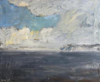 Georg Eisler, Vor Dover III, 1965, Öl auf Leinwand, 50,5 × 60 cm, Unbekannter Privatbesitz, Mün ...